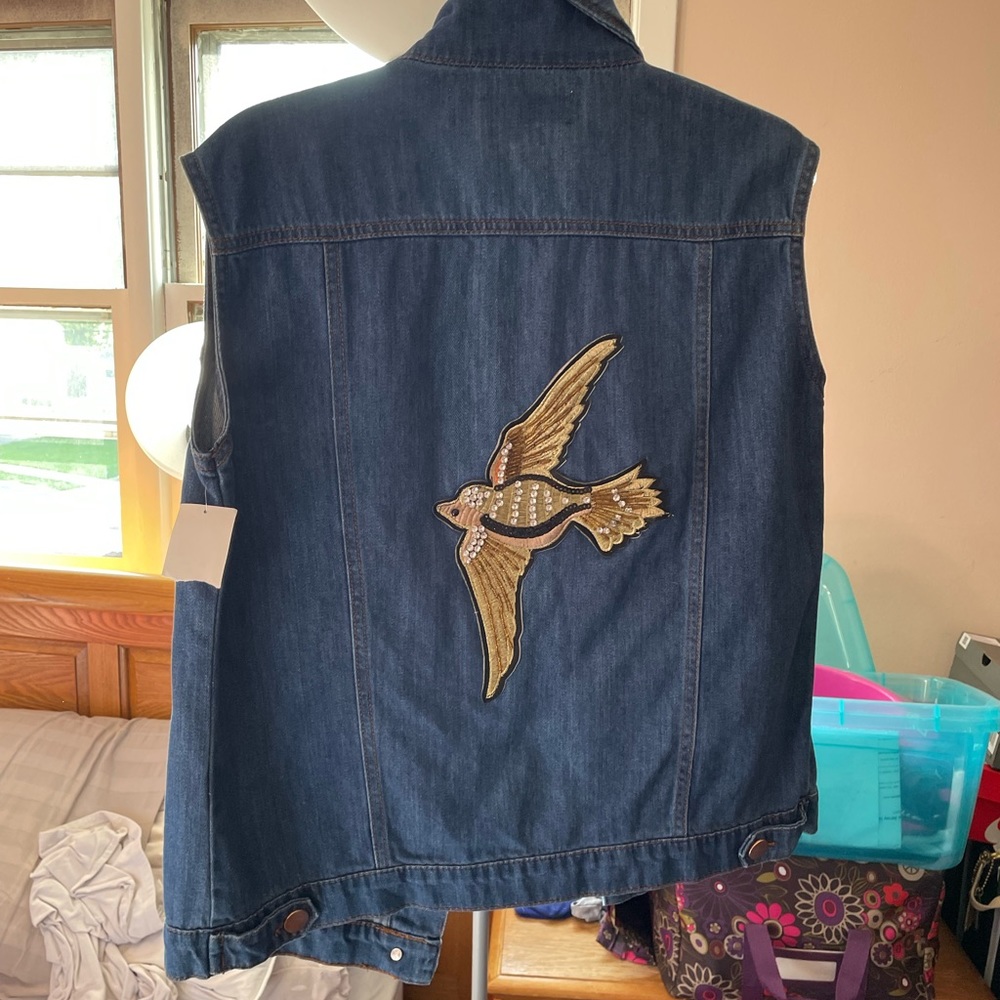 New Jean Jacket size small